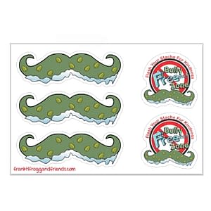 Stickers Flash Your Stache For Kindness